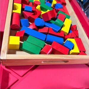 Melissa & Doug Vibrant Wooden Blocks Set